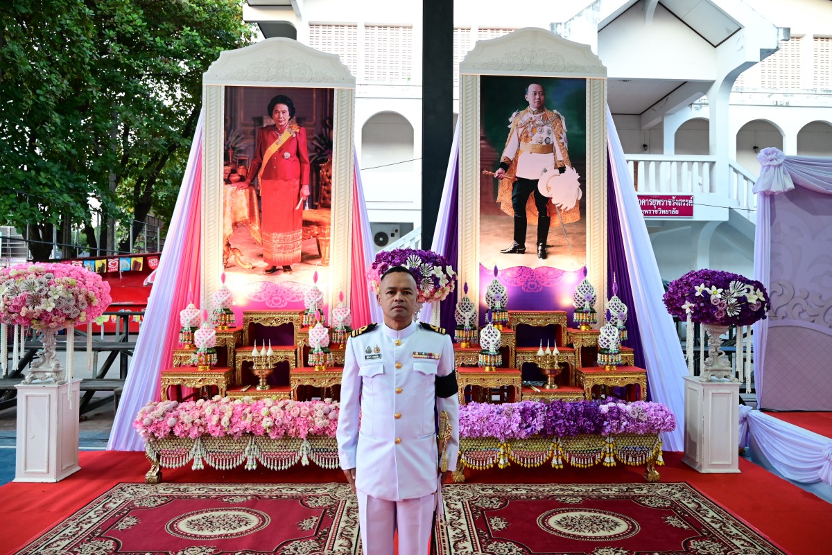 You are currently viewing น.ต.วัชรินทร์ สอนละอุ่น นายทหารควบคุมคุณภาพการวิเคราะห์ ฯ พร้อมด้วยข้าราชการสถานีวัดความสั่นสะเทือน จังหวัดเชียงใหม่ ร่วมพิธีเฉลิมพระเกียรติพระบาทสมเด็จพระมงกุฎเกล้าเจ้าอยู่หัว เนื่องในโอกาสวันคล้ายวันสวรรคต ครบ ๑๐๐ ปี ๒๕ พฤศจิกายน ๒๕๖๘ และงานเฉลิมพระเกียรติสมเด็จพระเจ้าบรมวงศ์เธอ เจ้าฟ้าเพชรรัตนราชสุดา สิริโสภา พัณณวดีกรมพระนครปฐมบรมขัตติยานี มหาธีรราชธิดา เนื่องในโอกาสวันคล้ายวันประสูติ ครบ ๑๐๐ ปี ๒๔ พฤศจิกายน ๒๕๖๘ ในวันอังคารที่ ๒๕ พฤศจิกายน ๒๕๖๘ ณ โรงเรียนยุพราชวิทยาลัย ตำบลศรีภูมิ อำเภอเมืองเชียงใหม่ จังหวัดเชียงใหม่